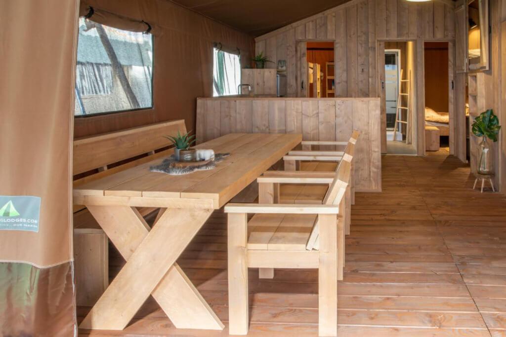 Lodgetent Goebelsmuhle Buitenkant foto